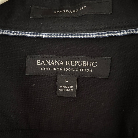 Banana Republic Classic Black Dress Shirt - Picture 2 of 7